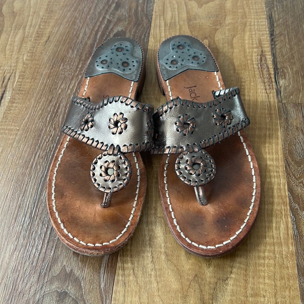 Jack Rogers Bronze Navajo Sandals